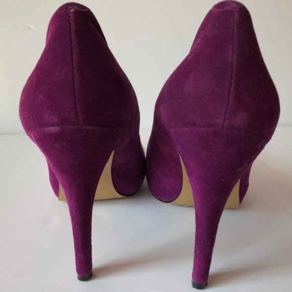 Jessica Simpson Suede Raspberry Pumps - Picture 4 of 7